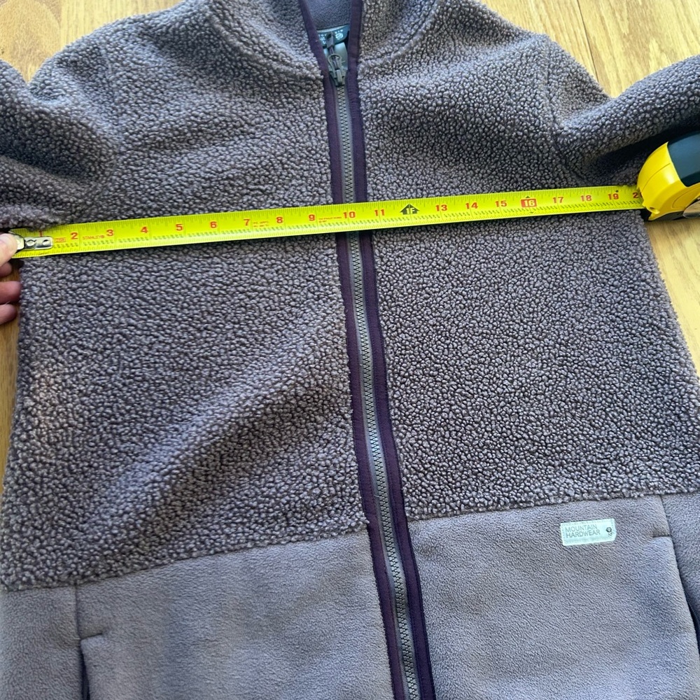 Mountain Hardwear‎ Fleece Jacket Women's Size S Small Full Zip Hoodie Purple - Picture 6 of 9